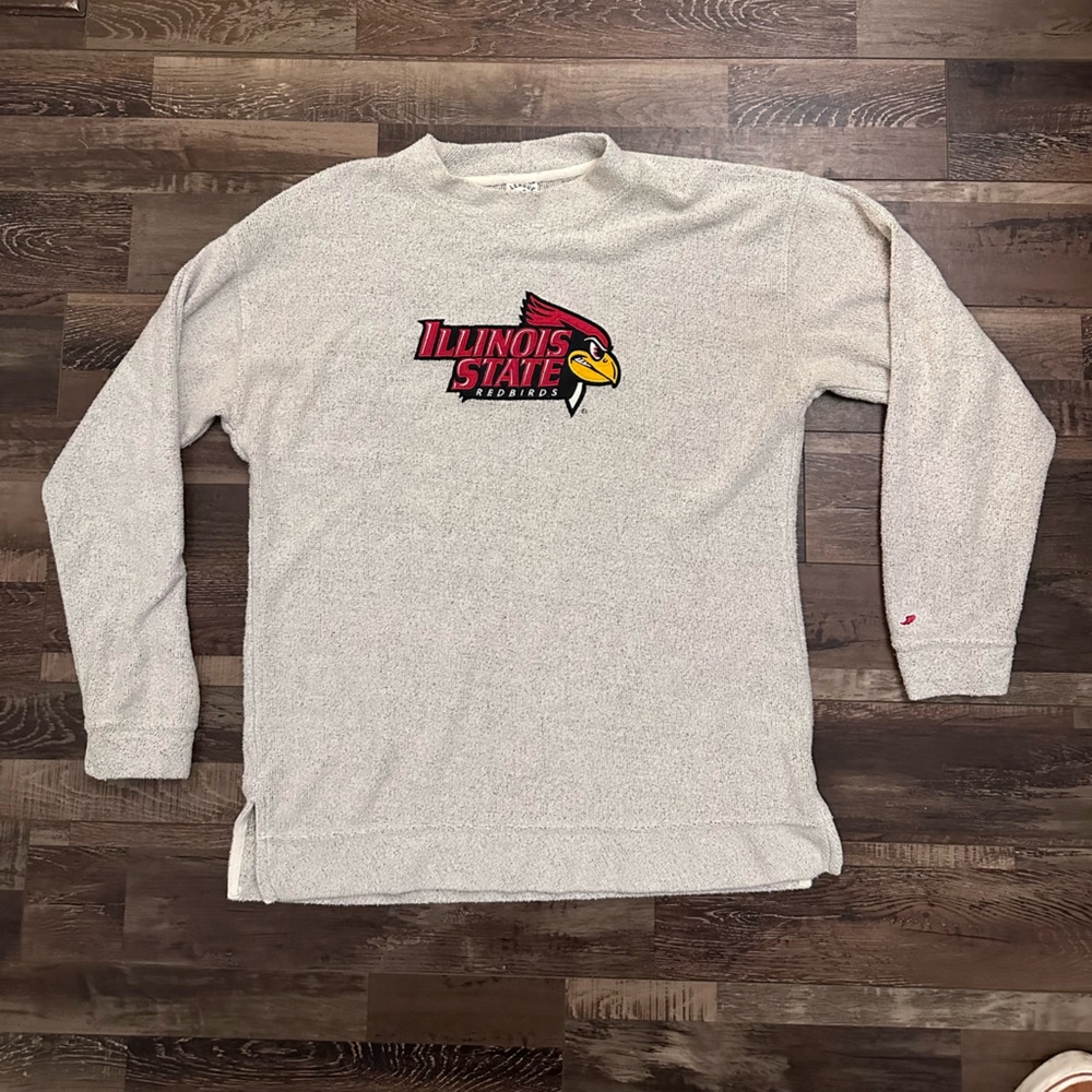 Illinois State University Redbirds Cozy Crewneck Size Large in Gray
